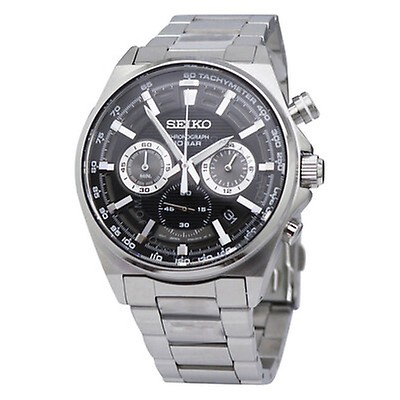 Seiko Chronograph White Dial Men S Watch Ssb Ssb