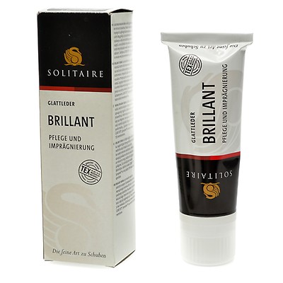 Crema de intretinere pentru incaltaminte, de culoare maro inchis, Solitaire