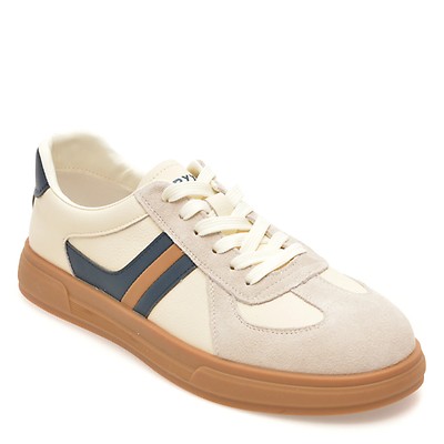Pantofi sport GRYXX albi, T61895, din piele naturala