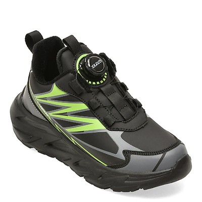 Pantofi sport GRYXX negri, WD012, din piele ecologica