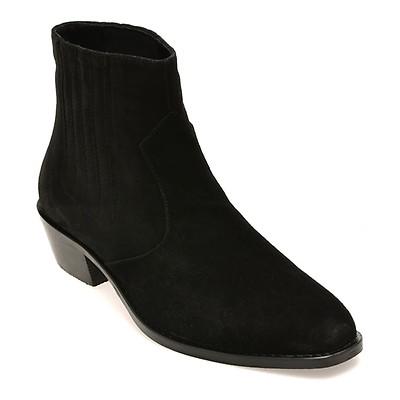 Ghete GRYXX negre, 5376042, din piele intoarsa
