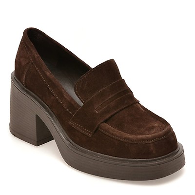 Mocasini GRYXX maro, 3772512, din piele intoarsa