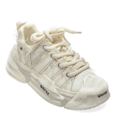 Pantofi sport GRYXX albi, 1310, din piele naturala