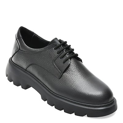 Pantofi eleganti GRYXX negri, TRL04, din piele naturala