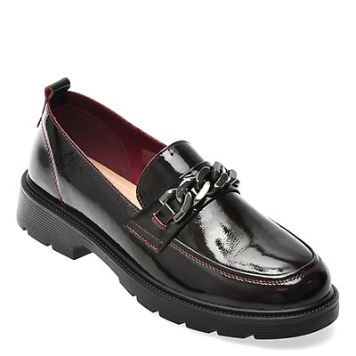 Mocasini GRYXX visinii, 911, din piele naturala lacuita