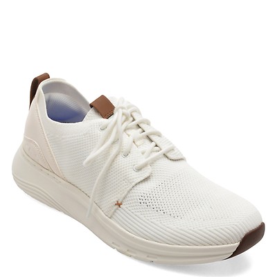 Pantofi sport CLARKS albi, MOTION TREK MX, din material textil