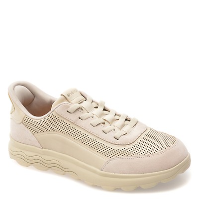 Pantofi sport GEOX bej, U65MPC, din piele naturala