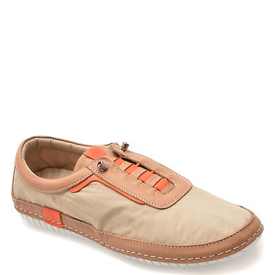 Pantofi sport EVIDA bej, EV2925, din material textil