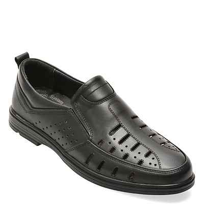 Pantofi BITE THE BULLET negri, SH850, din piele naturala