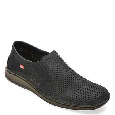Pantofi RIEKER bleumarin, 5297, din piele naturala