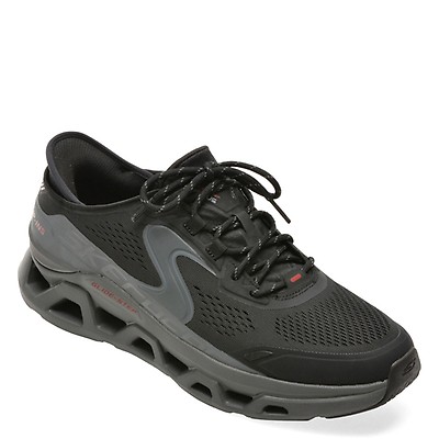 Pantofi sport SKECHERS negri, GLIDE-STEP ALTUS, din material textil