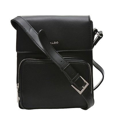 Geanta ALDO neagra, NILES 001, din piele ecologica