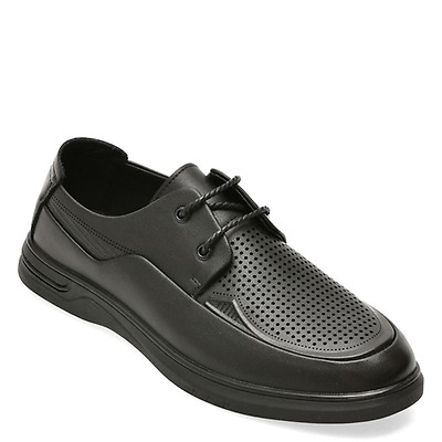 Pantofi eleganti BITE THE BULLET negri, 25T7239, din piele naturala
