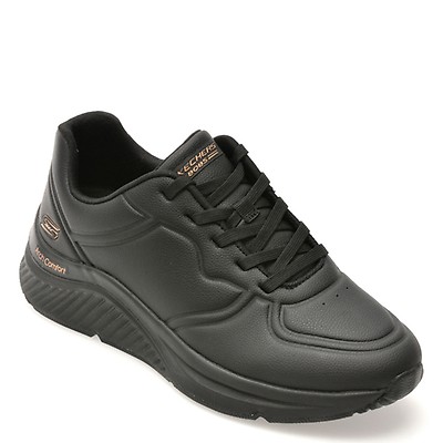 Pantofi sport SKECHERS negri, BOBS ARCH COMFORT B SWEET, din piele ecologica