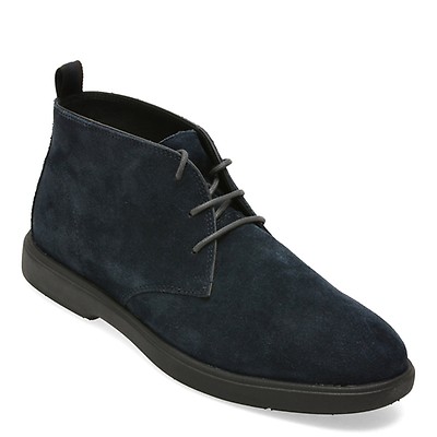 Ghete GEOX bleumarin, U56LAD, din piele intoarsa