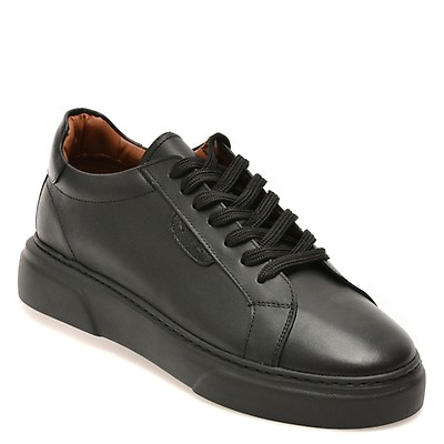 Pantofi sport LOST negri, LST116, din piele naturala