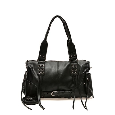 Geanta FLAVIA PASSINI neagra, 98327, din piele ecologica