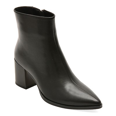 Botine FLAVIA PASSINI negre, 5996Q, din piele intoarsa