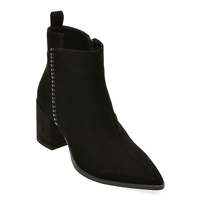 Botine FLAVIA PASSINI negre, AC5996, din piele intoarsa