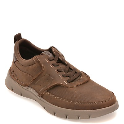 Pantofi sport CLARKS maro, STEP 365 STYLE, din piele naturala