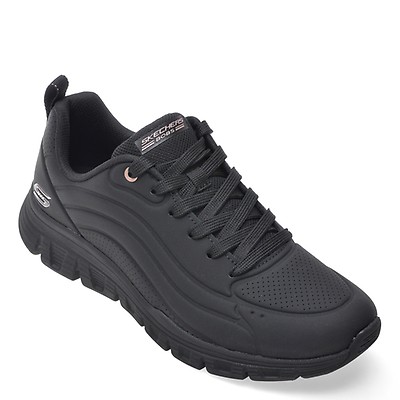Pantofi sport SKECHERS negri, BOBS B LITE, din piele ecologica
