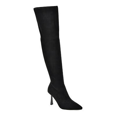 Cizme elegante FLAVIA PASSINI negre, AC5904, din material textil