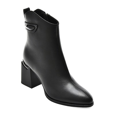 Botine FLAVIA PASSINI negre, T1249, din piele naturala