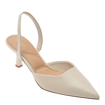 Pantofi eleganti ALDO albi, GAVEDESSI 115, din piele naturala