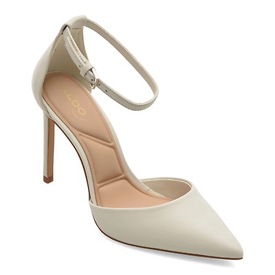 Pantofi eleganti ALDO albi, DERPERLA 121, din piele naturala