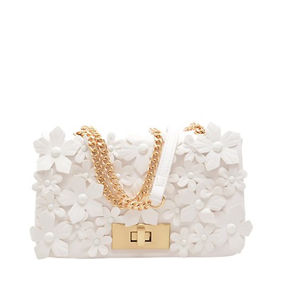 Geanta ALDO alba, FLORELLA 100, din piele ecologica