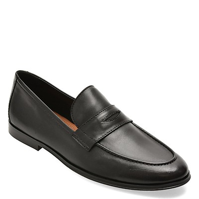 Mocasini eleganti ALDO negri, JOURNEY 001, din piele naturala