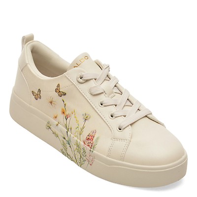 Pantofi sport ALDO albi, WILDFLOWERS 182, din piele ecologica