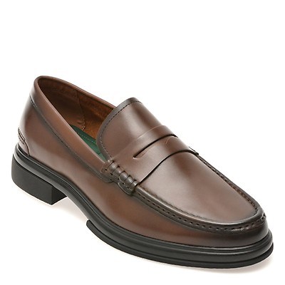 Mocasini eleganti ALDO maro, TUCKER 240, din piele naturala