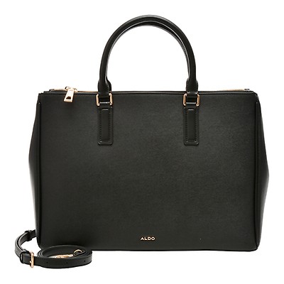 Geanta ALDO neagra, KATHERYN 001, din piele ecologica