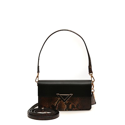 Geanta ALDO neagra, LUXECARRY 017, din piele ecologica
