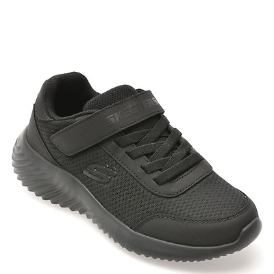 Pantofi sport SKECHERS negri, BOUNDER, din material textil