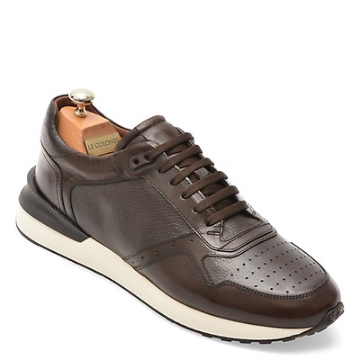 Pantofi sport LE COLONEL maro, 66461, din piele naturala