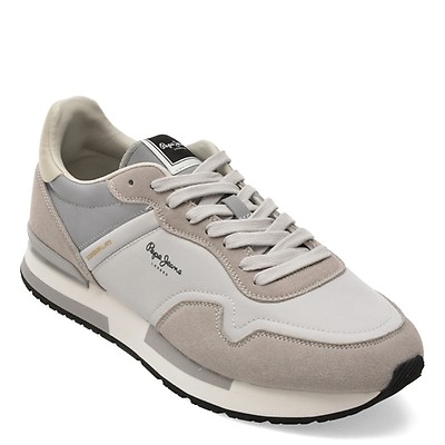 Pantofi sport PEPE JEANS gri, MS40037, din material textil