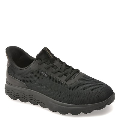 Pantofi sport GEOX negri, U55MPA, din material textil