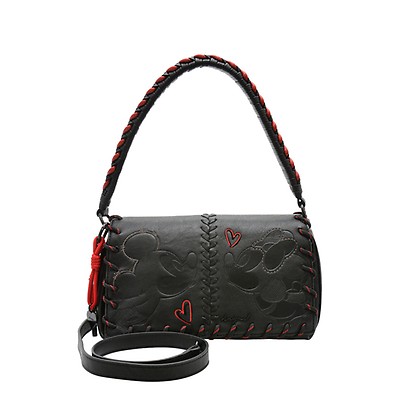 Geanta DESIGUAL neagra, SAXP85, din piele ecologica