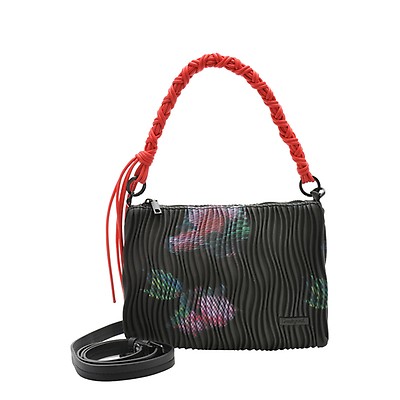 Geanta DESIGUAL neagra, SAXPAL, din piele ecologica