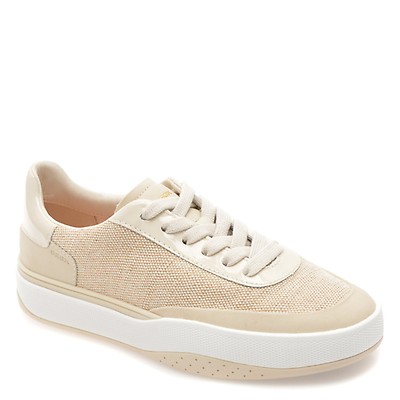 Pantofi sport GEOX bej, D655KA, din material textil