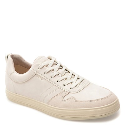 Pantofi sport GEOX bej, U65LSE, din piele ecologica