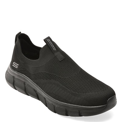 Pantofi sport SKECHERS negri, BOBS B FLEX, din material textil
