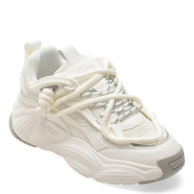 Pantofi sport GRYXX albi, 25085, din material textil