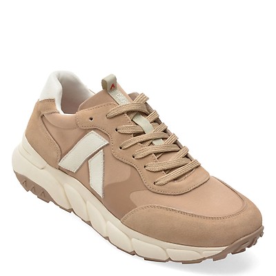 Pantofi sport CALLAGHAN gri, 63803, din material textil si piele naturala