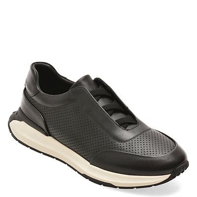 Pantofi sport EPICA negri, 59875, din piele naturala