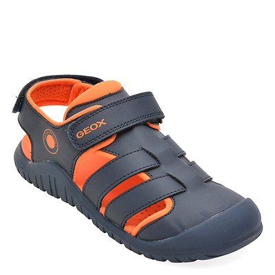 Sandale GEOX bleumarin, J650JA, din piele ecologica