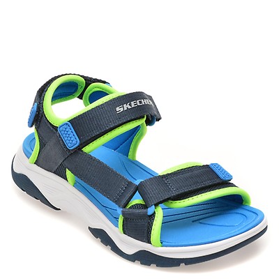 Sandale SKECHERS bleumarin, TREAD SEEKER, din material textil