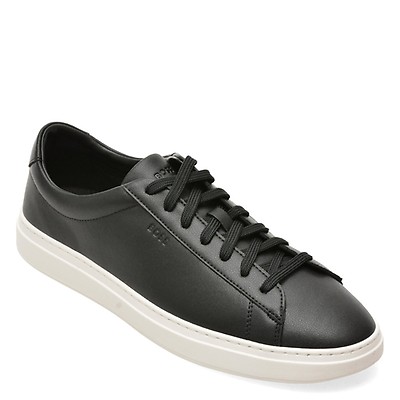 Pantofi sport BOSS negri, 2853, din piele naturala